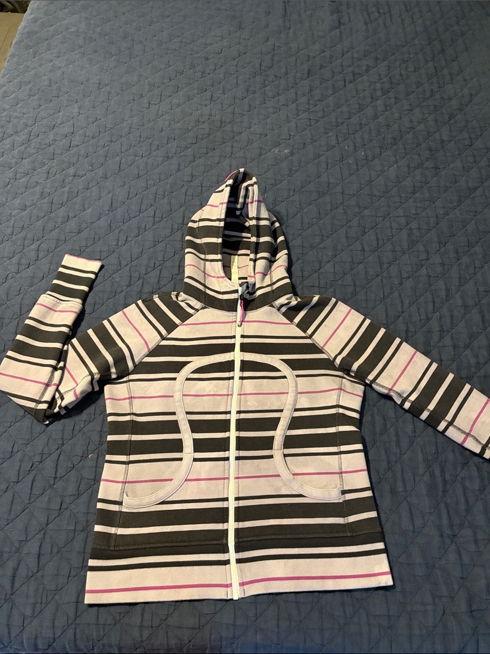 lululemon athletica vintage scuba full zip Hooded Jacket  size 12
